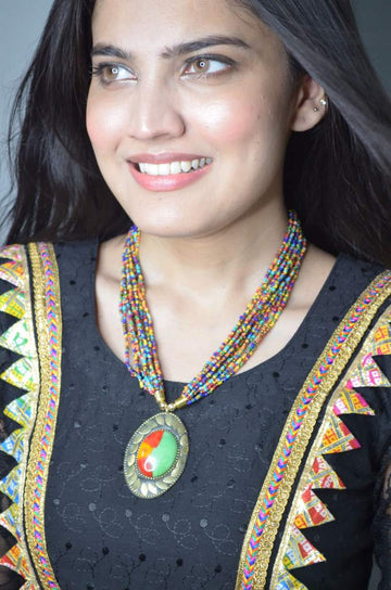 Afghani Multi Beads Mala